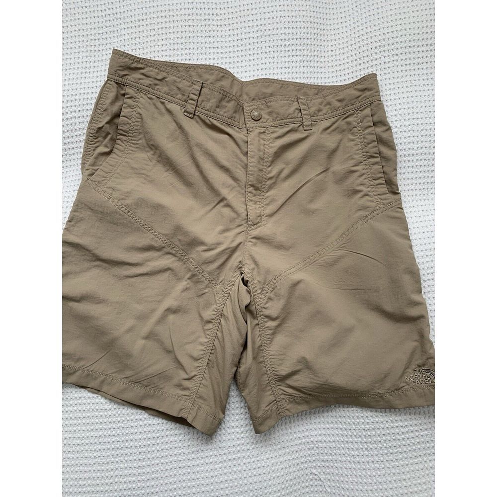 The North‎ Face Shorts Men 38 Beige 100% Nylon Chino Camping Hiking Lightweight